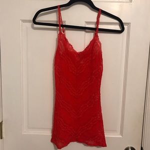 Free People Red Lace Teddy